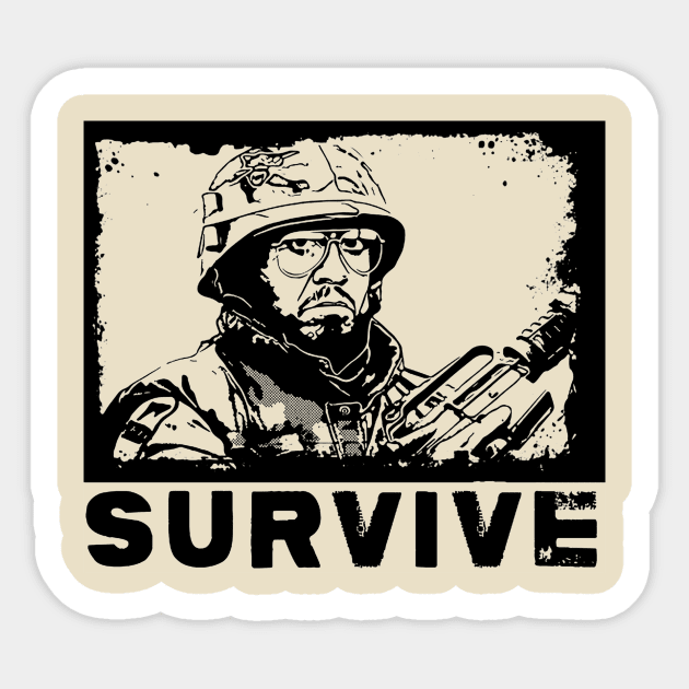 survive Sticker by Villages Of Izbor